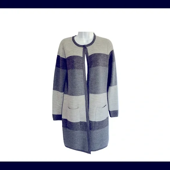 Paraphrase Long Wool Blend Sweater Sz M (12/38) - Picture 3 of 8